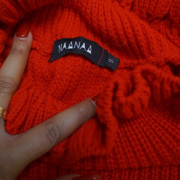 Red Knit Sweater - Picture 3 of 4